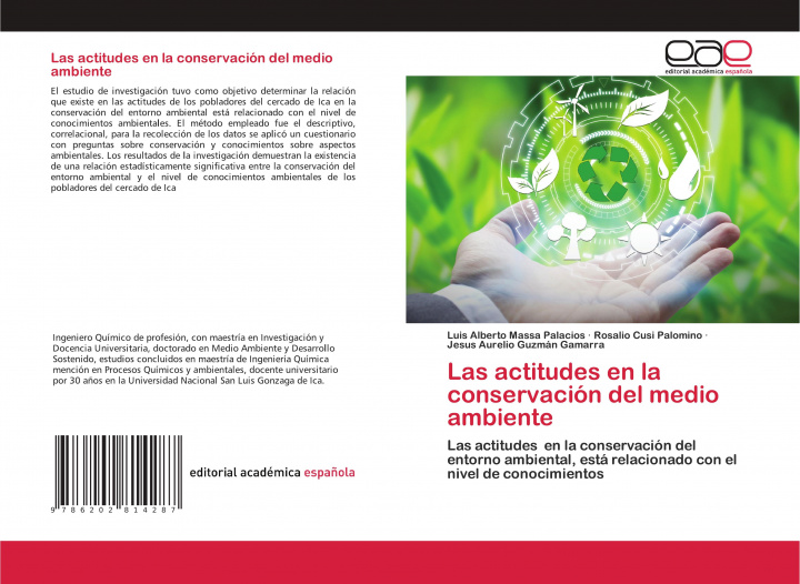 Knjiga actitudes en la conservacion del medio ambiente LUIS MASSA PALACIOS