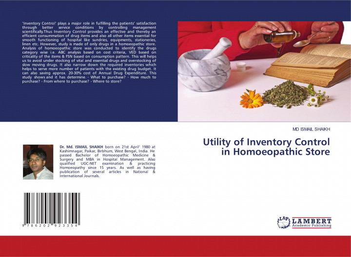 Libro Utility of Inventory Control in Homoeopathic Store MD ISMAIL SHAIKH