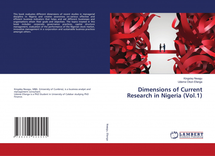 Libro Dimensions of Current Research in Nigeria (Vol.1) KINGSLEY NWAGU