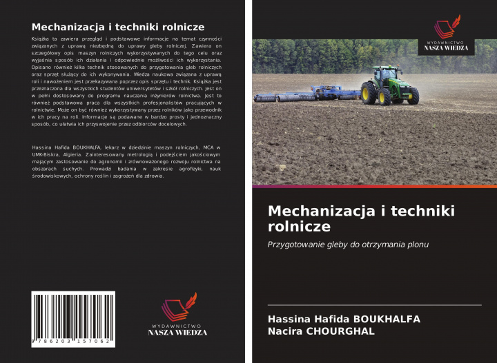 Book Mechanizacja i techniki rolnicze HASSINA H BOUKHALFA