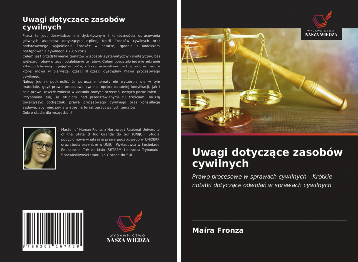Boek Uwagi dotyczące zasobow cywilnych MA RA FRONZA