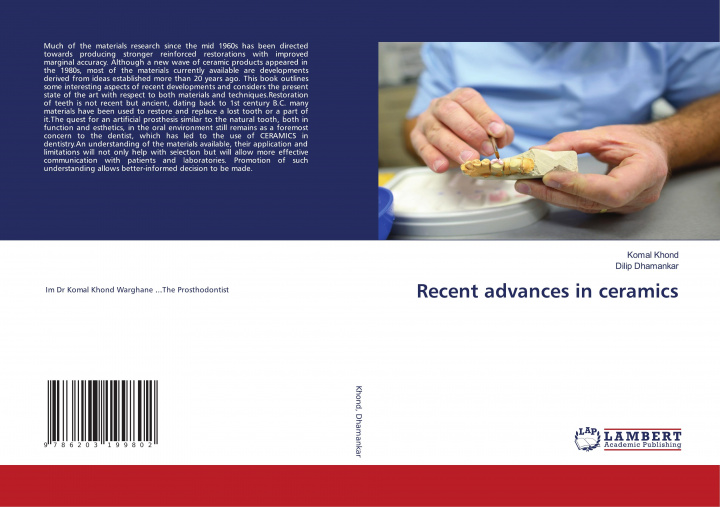 Libro Recent advances in ceramics KOMAL KHOND