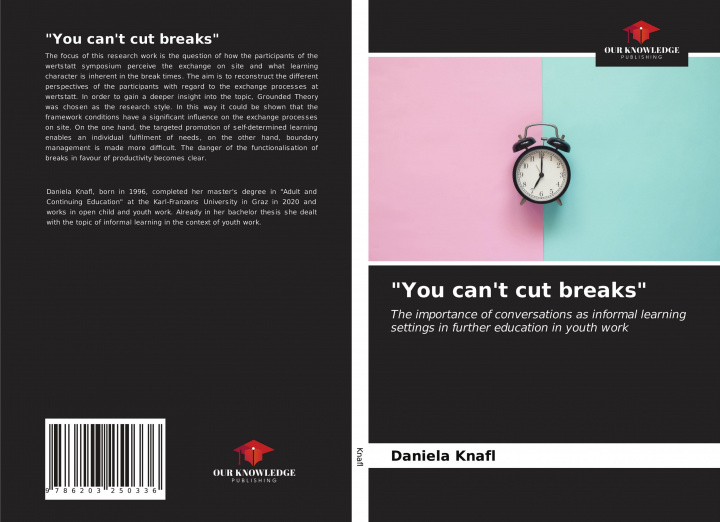 Libro You can't cut breaks DANIELA KNAFL