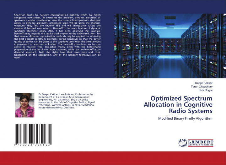 Knjiga Optimized Spectrum Allocation in Cognitive Radio Systems Kakkar Deepti Kakkar