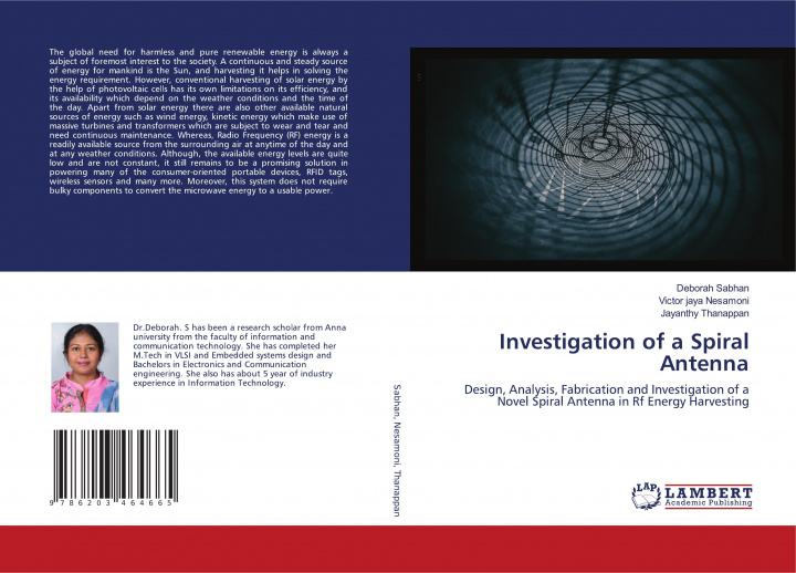 Libro Investigation of a Spiral Antenna Sabhan Deborah Sabhan