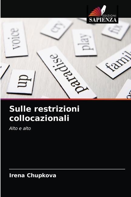 Libro Sulle restrizioni collocazionali Chupkova Irena Chupkova