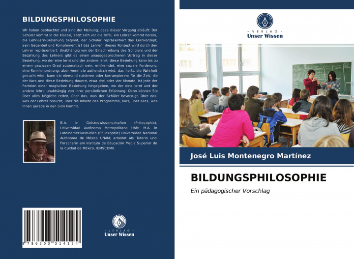 Buch Bildungsphilosophie Montenegro Martinez Jose Luis Montenegro Martinez