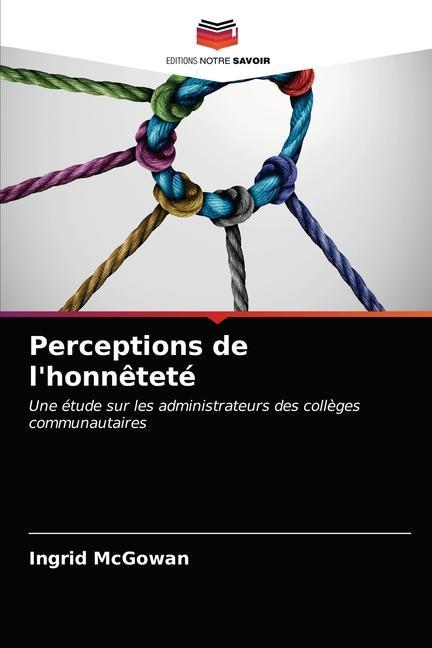 Knjiga Perceptions de l'honnetete McGowan Ingrid McGowan