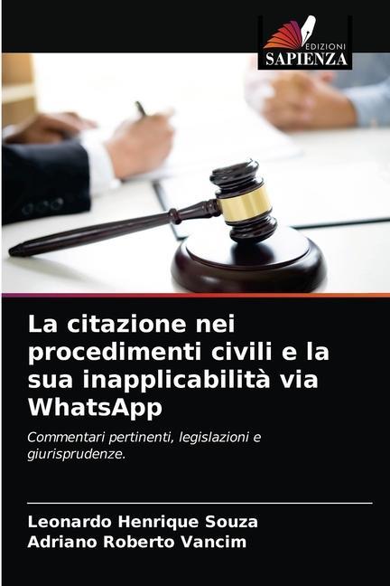 Könyv citazione nei procedimenti civili e la sua inapplicabilita via WhatsApp Souza Leonardo Henrique Souza