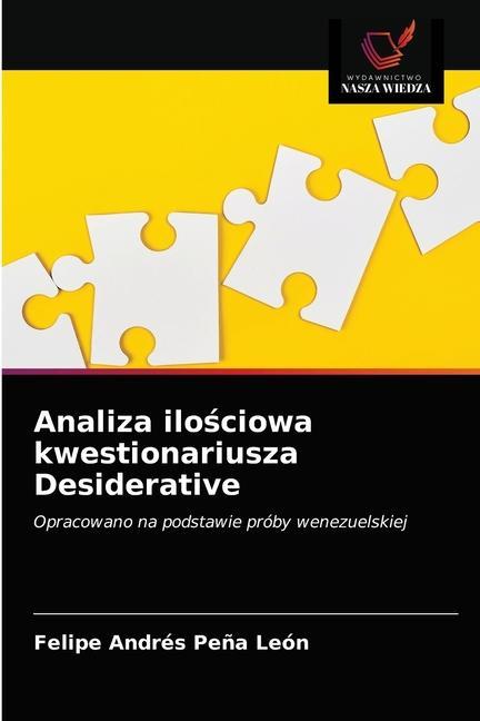 Boek Analiza ilościowa kwestionariusza Desiderative Pena Leon Felipe Andres Pena Leon