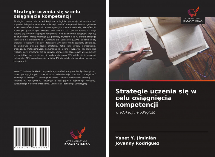 Boek Strategie uczenia się w celu osiągnięcia kompetencji YANET Y. JIMINI N