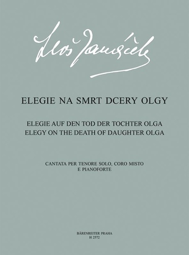 Könyv Elegie na smrt dcery Olgy Leoš Janáček
