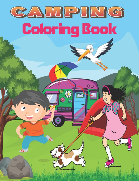 Knjiga Camping Coloring Book Toura Tfatef Toura