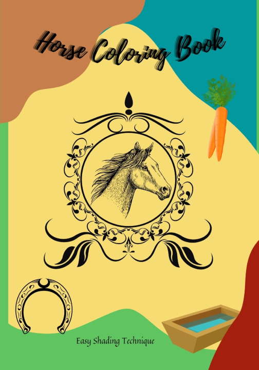 Libro Horse Coloring Book Kim Teacher Kim