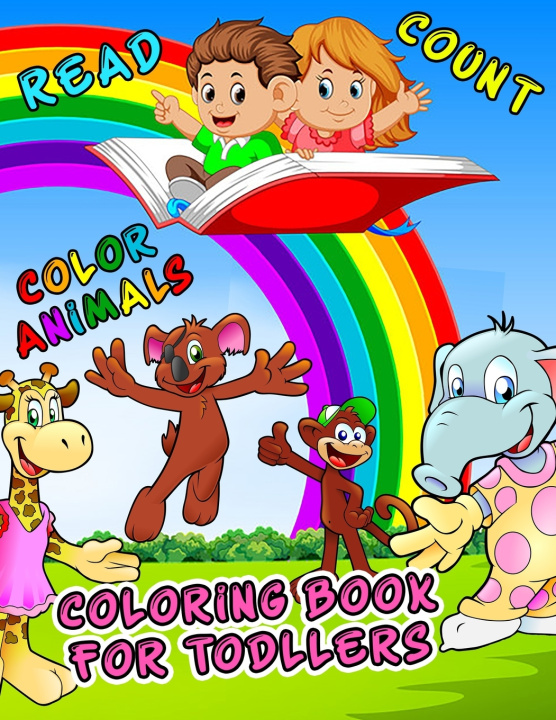 Knjiga Read, Count & Color Animals AGOUGIL MUSAGO AGOUGIL