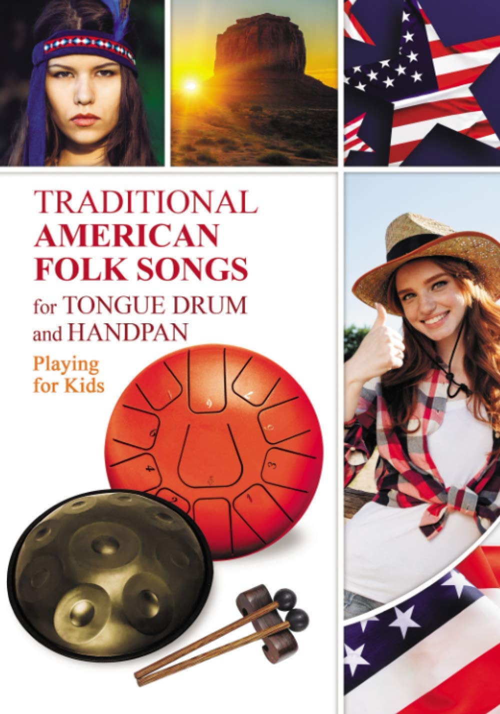 Livre Traditional American Folk Songs for Tongue Drum or Handpan Helen Winter