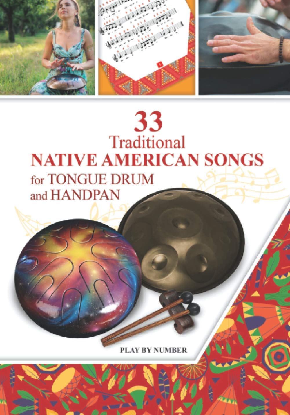 Kniha 33 Traditional Native American Songs for Tongue Drum and Handpan Helen Winter