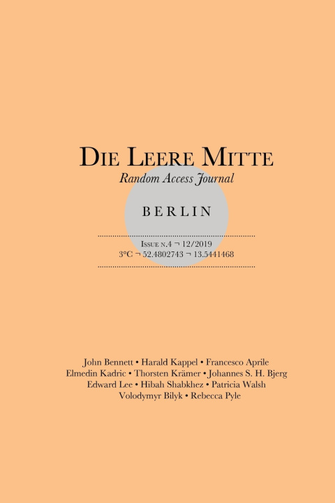 Book Die Leere Mitte Authors Various Authors