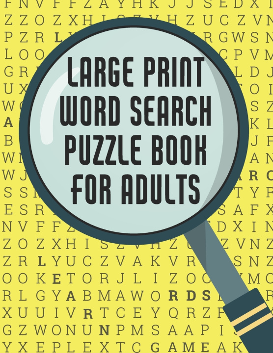 Boek Large Print Word Search Puzzle Book for Adults Caeiro Carol Caeiro