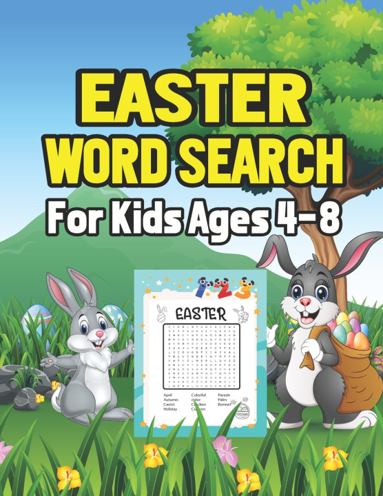 Libro Easter Word Search For Kids Ages 4-8 publication Ebecanier publication