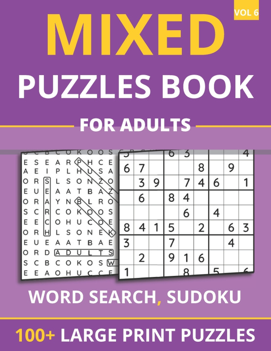 Carte Mixed Puzzles Book For Adults - Word Search, Sudoku BOOKS FANAFTER BOOKS