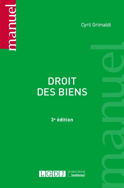 Kniha Droit des biens GRIMALDI C.