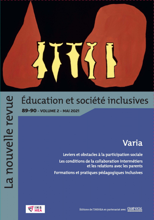 Könyv Revue NR-ESI n° 89-90-vol. 2. Varia.âÉtudes critiques de l’éducation inclusive 