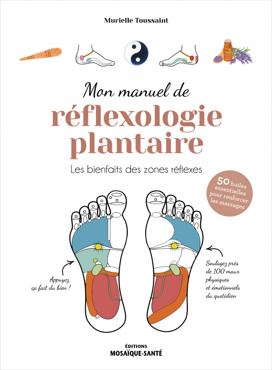 Carte Mon manuel de réflexologie plantaire Toussaint