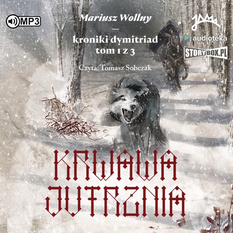 Book CD MP3 Krwawa jutrznia Mariusz Wollny