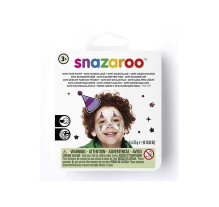 Книга Snazaroo Mini sada barev na obličej - klaun 