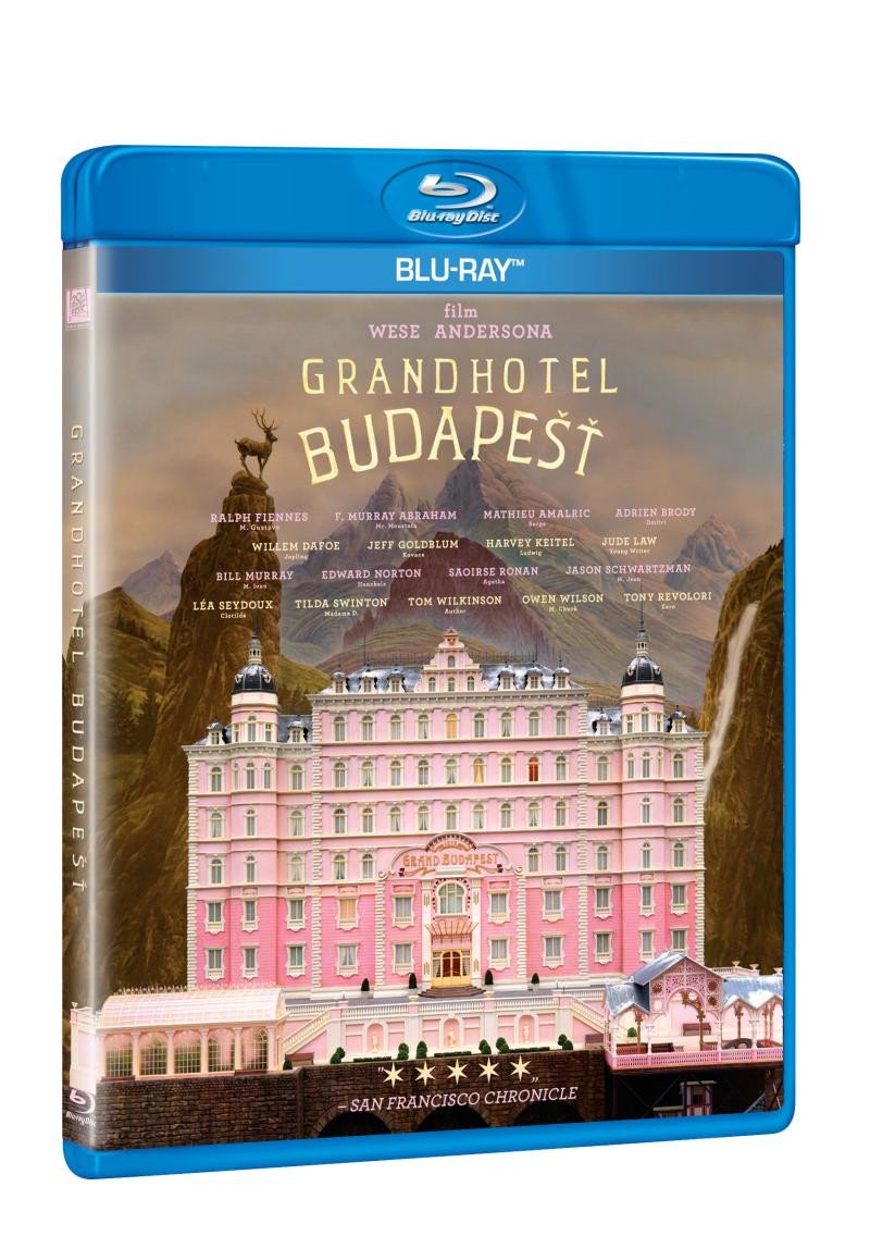 Video Grandhotel Budapešť Blu-ray 