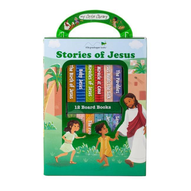 Kniha My Little Library: Stories of Jesus (12 Board Books) 