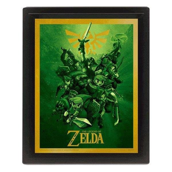 Könyv Obraz 3D Zelda 