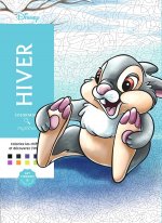 Kniha Coloriages mystères Disney Hiver 
