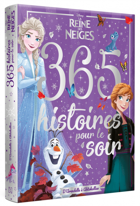 Carte LA REINE DES NEIGES - 365 Histoires pour le soir - La Reine des Neiges 1 et 2 - Disney 