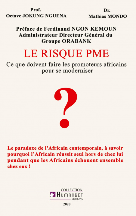 Book LE RISQUE PME Mathias Mondo