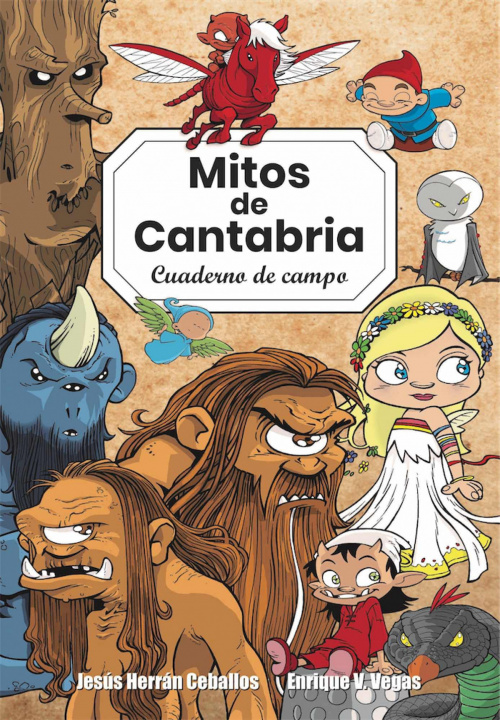 Carte MITOS DE CANTABRIA. CUADERNO DE CAMPO JESUS HERRAN CEBALLOS