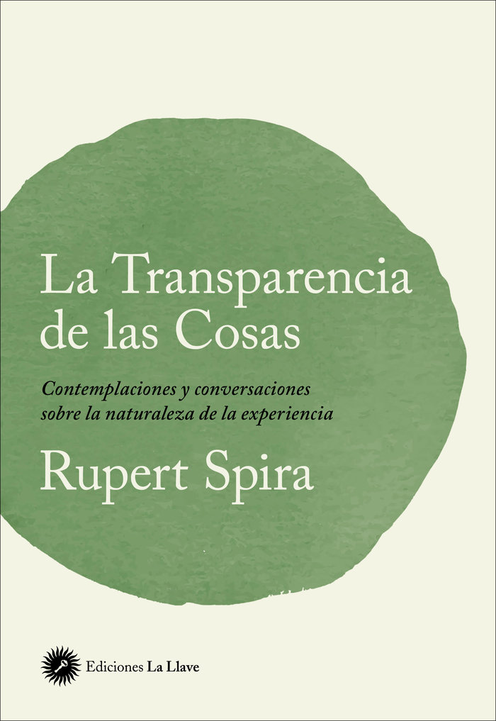 Kniha TRANSPARENCIA DE LAS COSAS, LA SPIRA