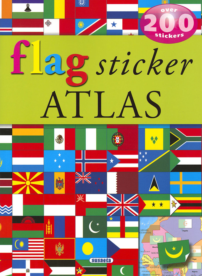 Book FLAG STICKER ATLAS SUSAETA