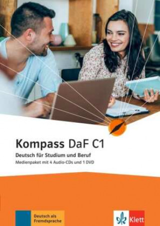 Audio Kompass DaF C1. Medienpaket (4 Audio-CDs + DVD) Ilse Sander