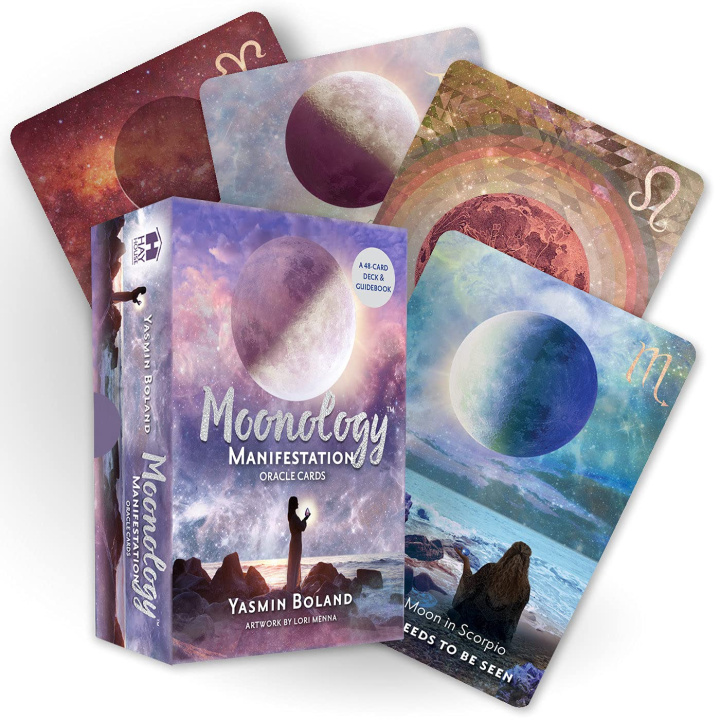 Artículos impresos Moonology Manifestation Oracle Yasmin Boland