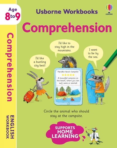 Książka Usborne Workbooks Comprehension 8-9 CAROLINE YOUNG