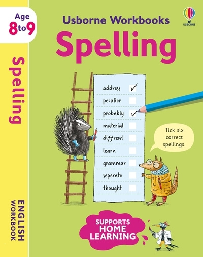 Kniha Usborne Workbooks Spelling 8-9 JANE BINGHAM