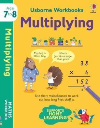 Książka Usborne Workbooks Multiplying 7-8 HOLLY BATHIE