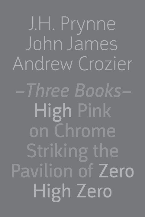 Boek Three Books J H Prynne