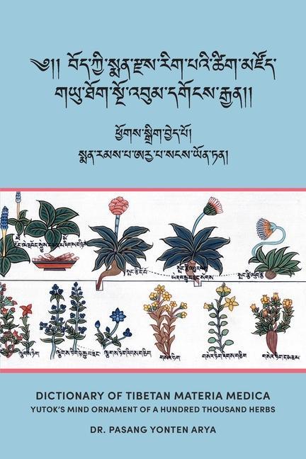 Carte Dictionary of Tibetan Materia Medica (Bod kyi sman rdzas rig pa'i tshig mdzod) PASANG YONTEN ARYA