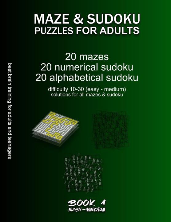 Knjiga Maze & Sudoku Puzzles for Adults Selection Maze Selection