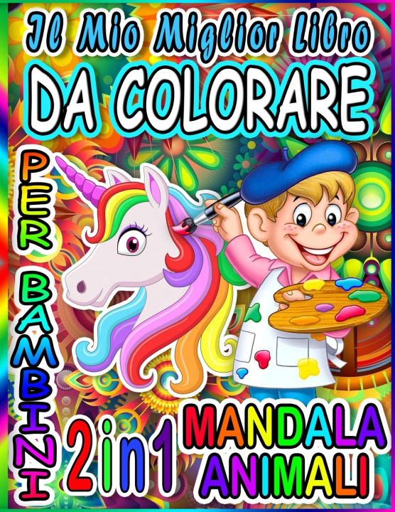 Kniha mio miglior libro da colorare per bambini AGOUGIL MUSAGO AGOUGIL