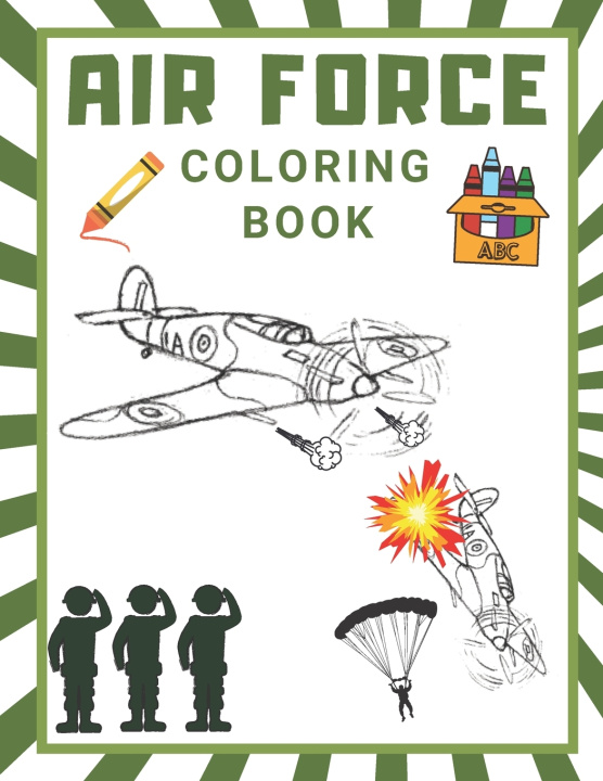 Knjiga Air Force Coloring Book Poo Poo