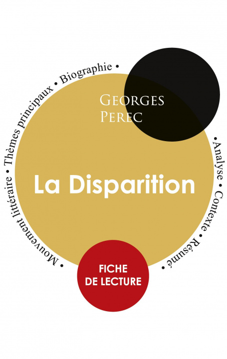 Kniha Fiche de lecture La Disparition (Etude integrale) 